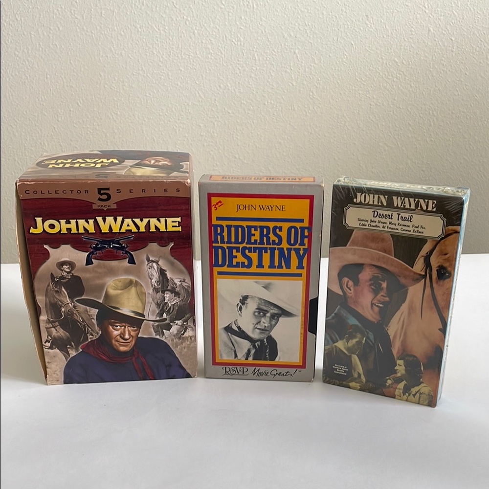 John Wayne VHS Movie Collection
